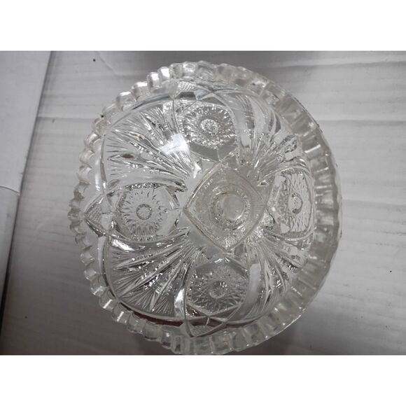 Imperial Glass NUCUT line #212 c1912 EAPG Compote Candy Decorative Bowl - Picture 3 of 6